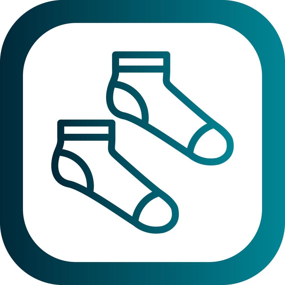 Socks Vector Icon Design