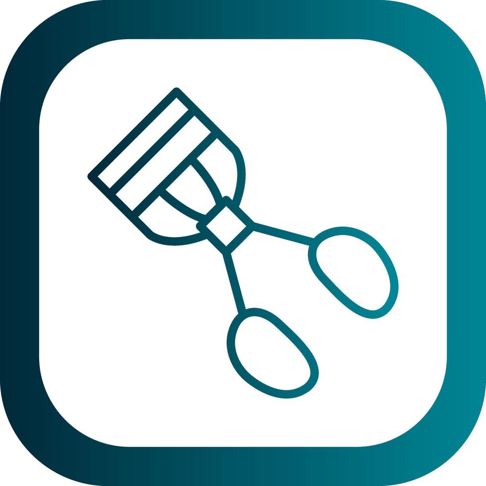 Eyelash Curler Vector Icon Design