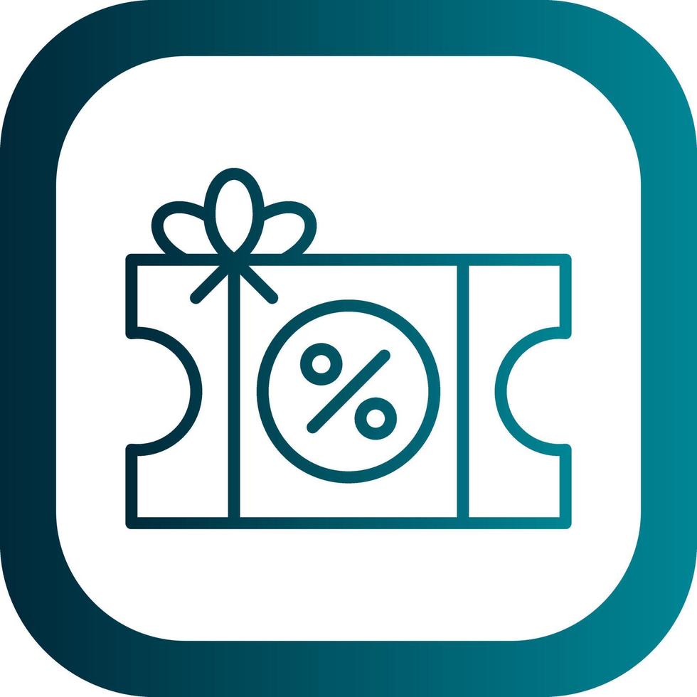 Voucher Vector Icon Design