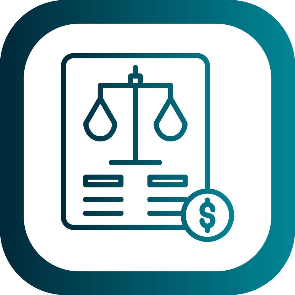 Balance Sheet Vector Icon Design