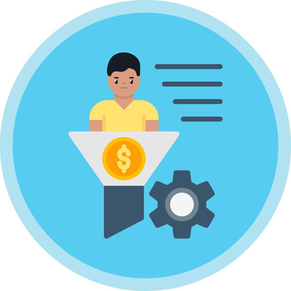 Conversion Rate Vector Icon Design