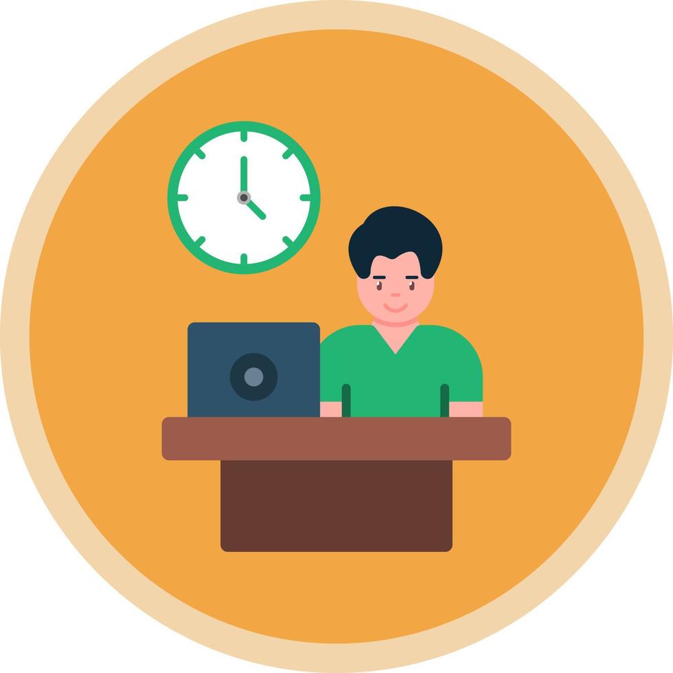Office Life Vector Icon Design
