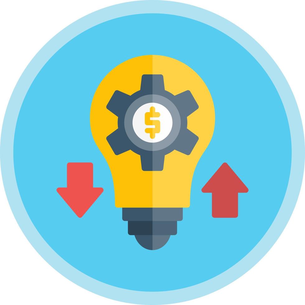 Project Revenue Vector Icon Design