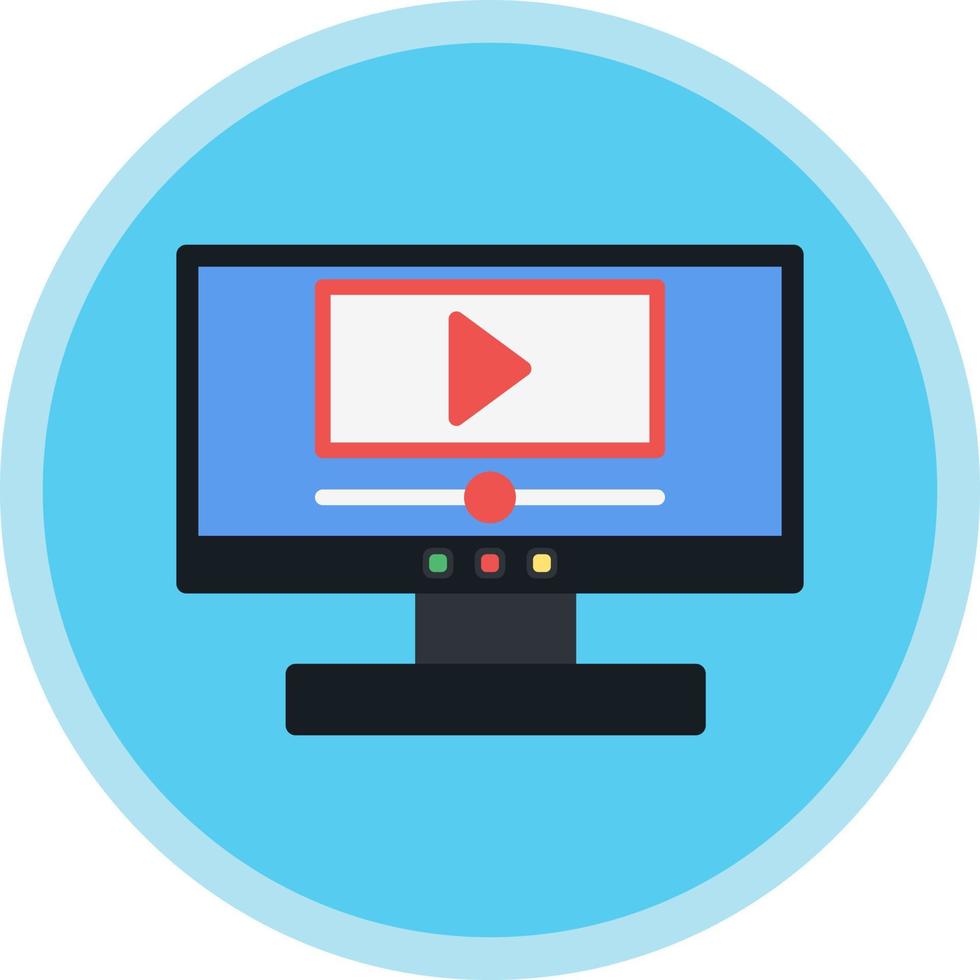 Live Stream Vector Icon Design