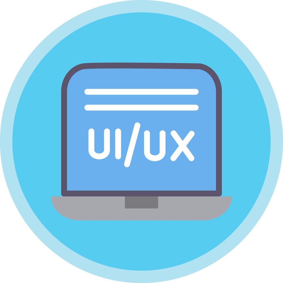 diseño de icono de vector de diseñador de ui ux