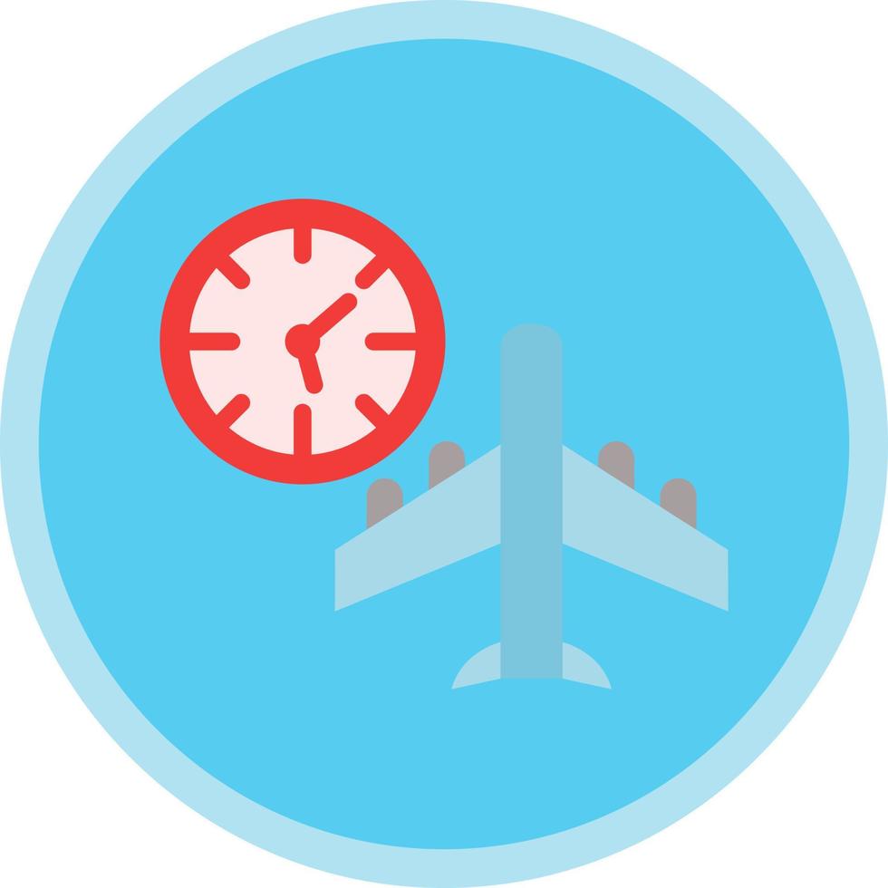 Jet Lag Vector Icon Design