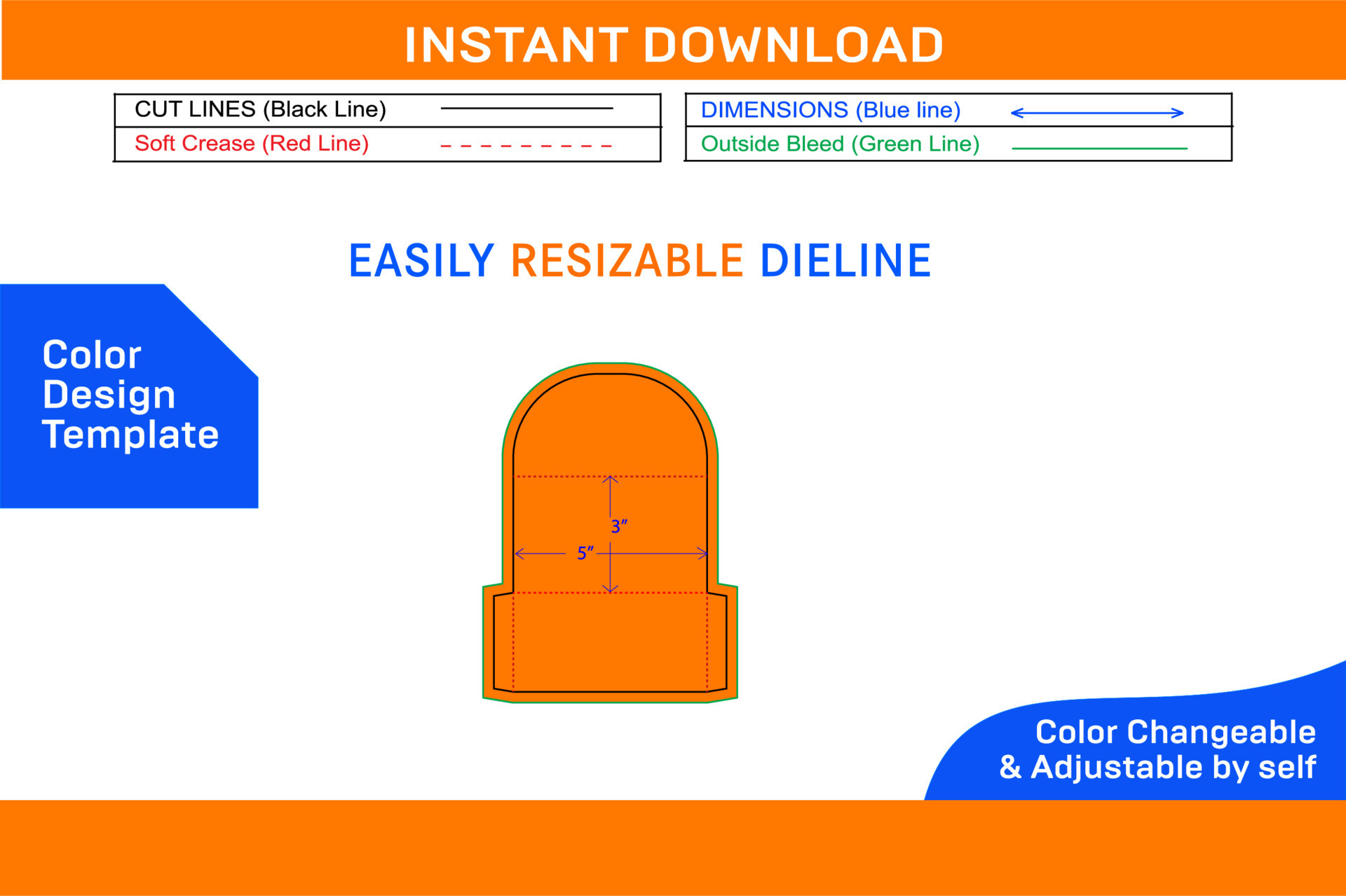 Envelope 3X5 inch Color Design Template 21352701 Vector Art at Vecteezy