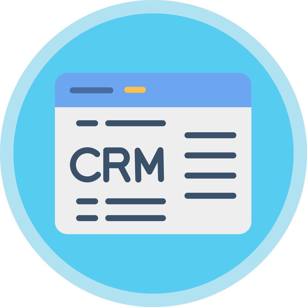 diseño de icono de vector crm