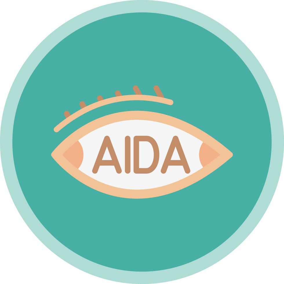 Aida Vector Icon Design