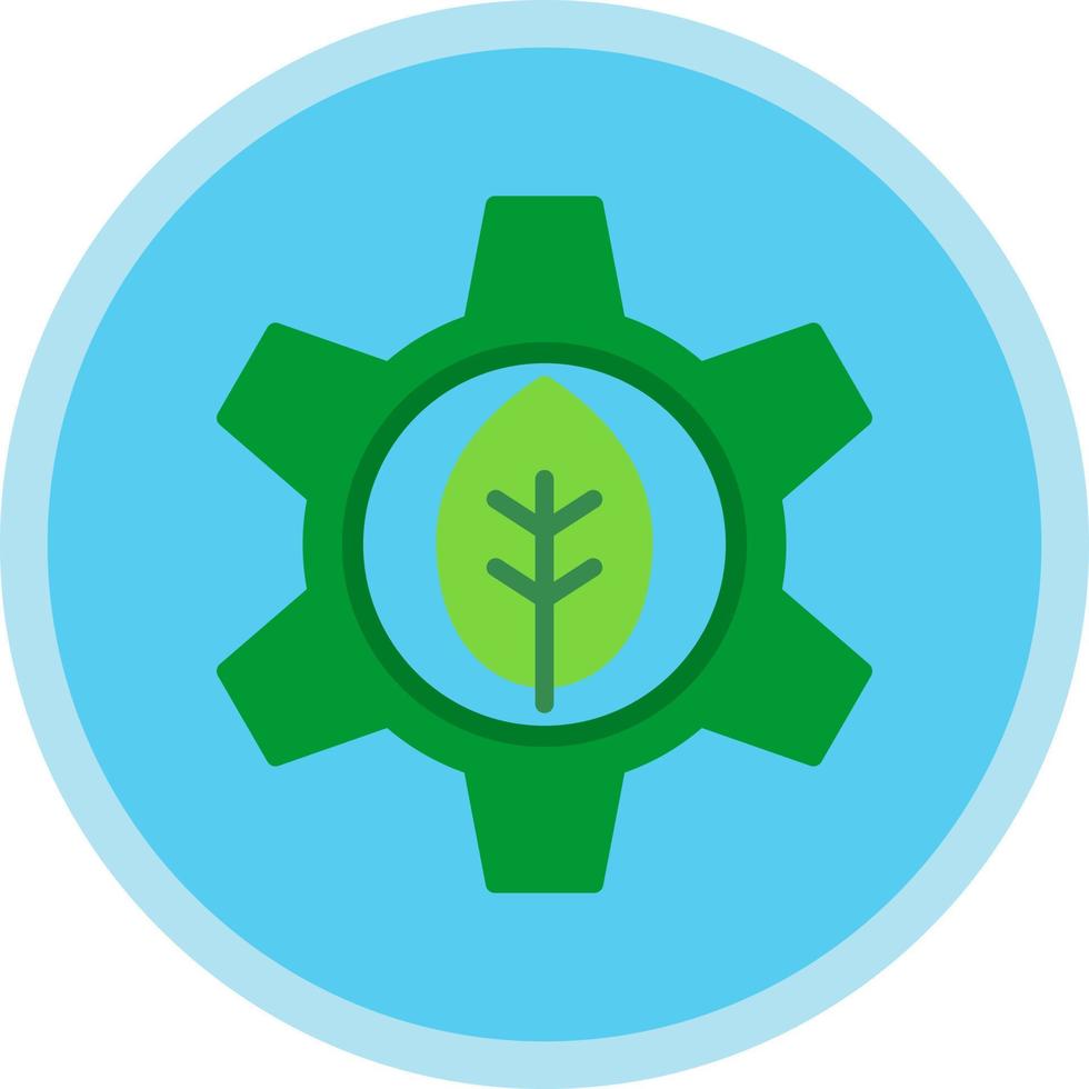 Ecological Integration Vector Icon Design