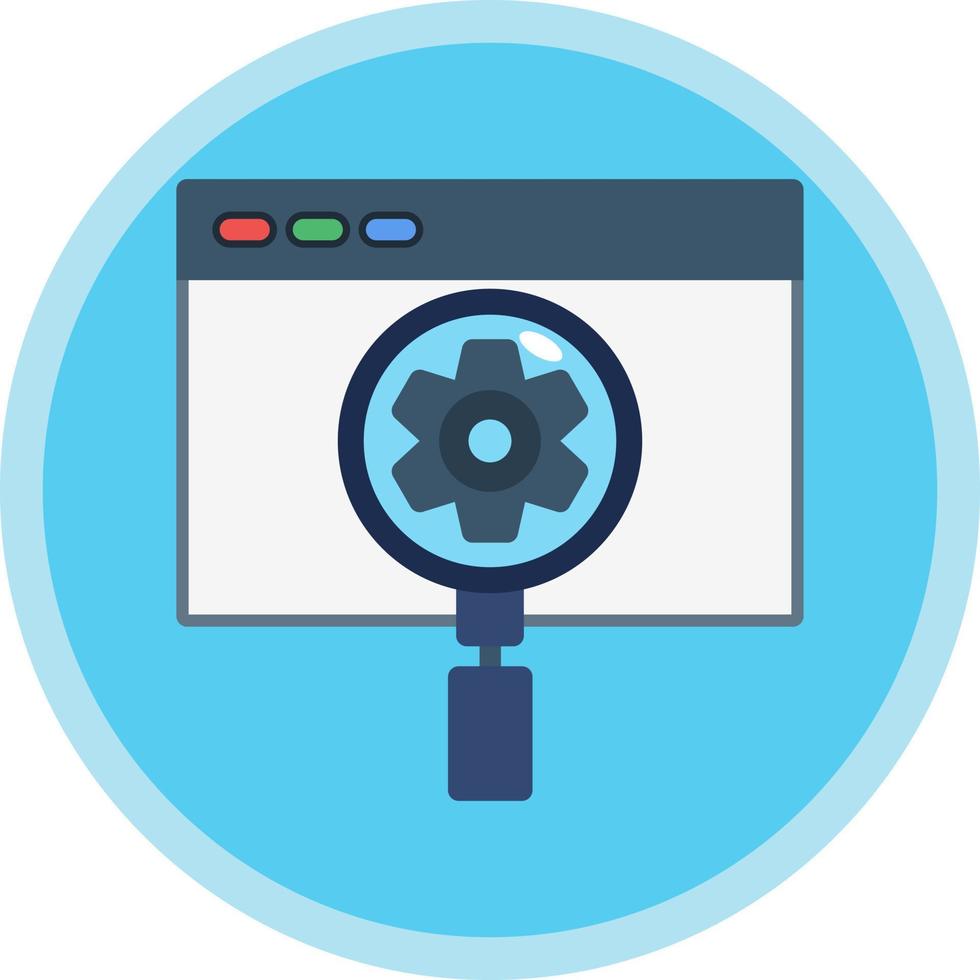 Search Engine Optimisation Vector Icon Design