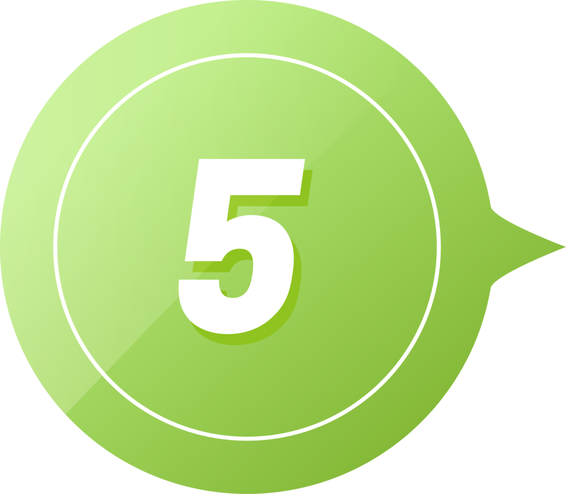 Colorful label number tag illustration. png