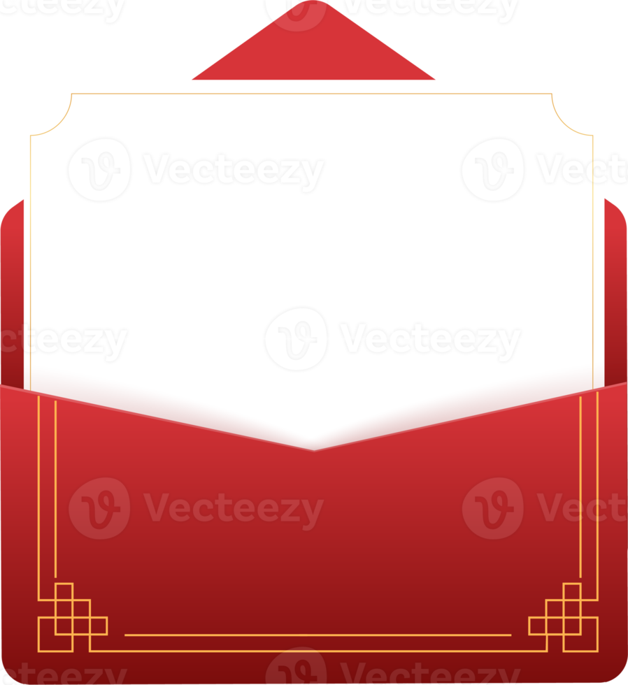 envelope with paper card illustration design. png