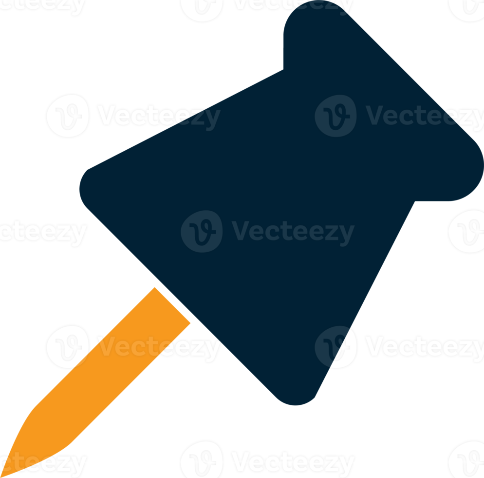Thumbtack icon for UI design and software applications png