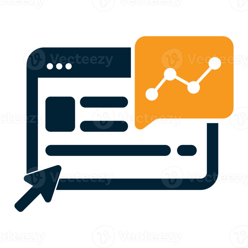 Simple web or app information system icon. UI UX  illustration png