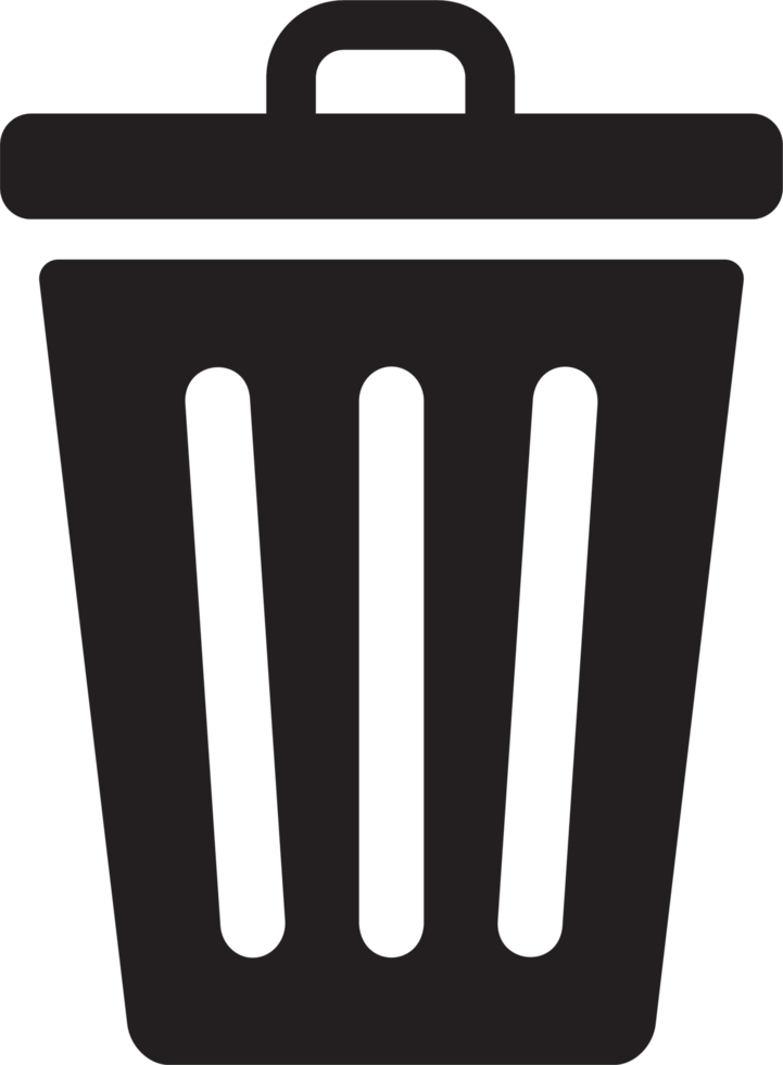 Trash icon .recycle and trash sign symbol icon. png