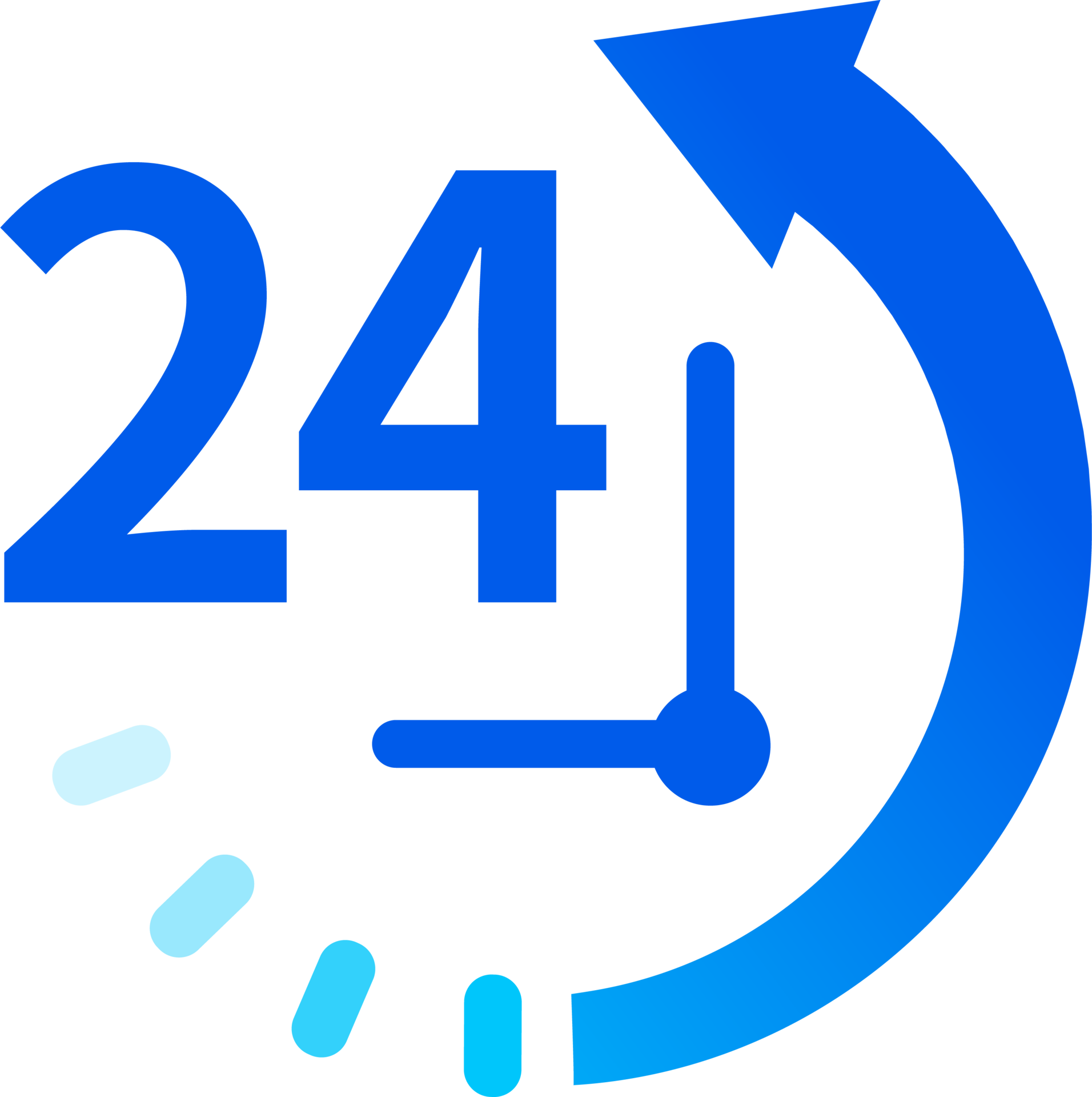 24 hour clock icon for timekeeping or scheduling 21353236 PNG