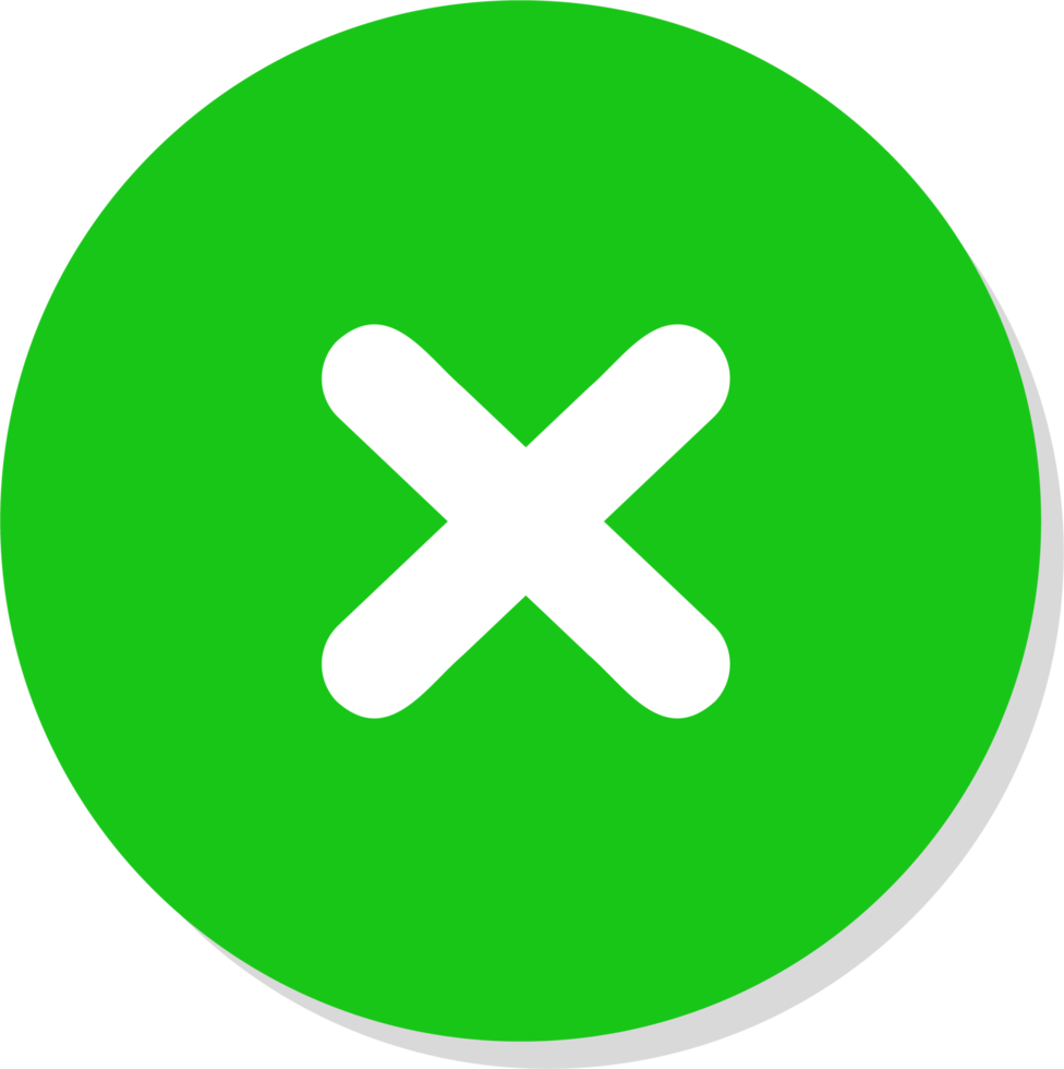 Checkmark and check icon. approve or deny line art  for apps and websites and ui ux. png