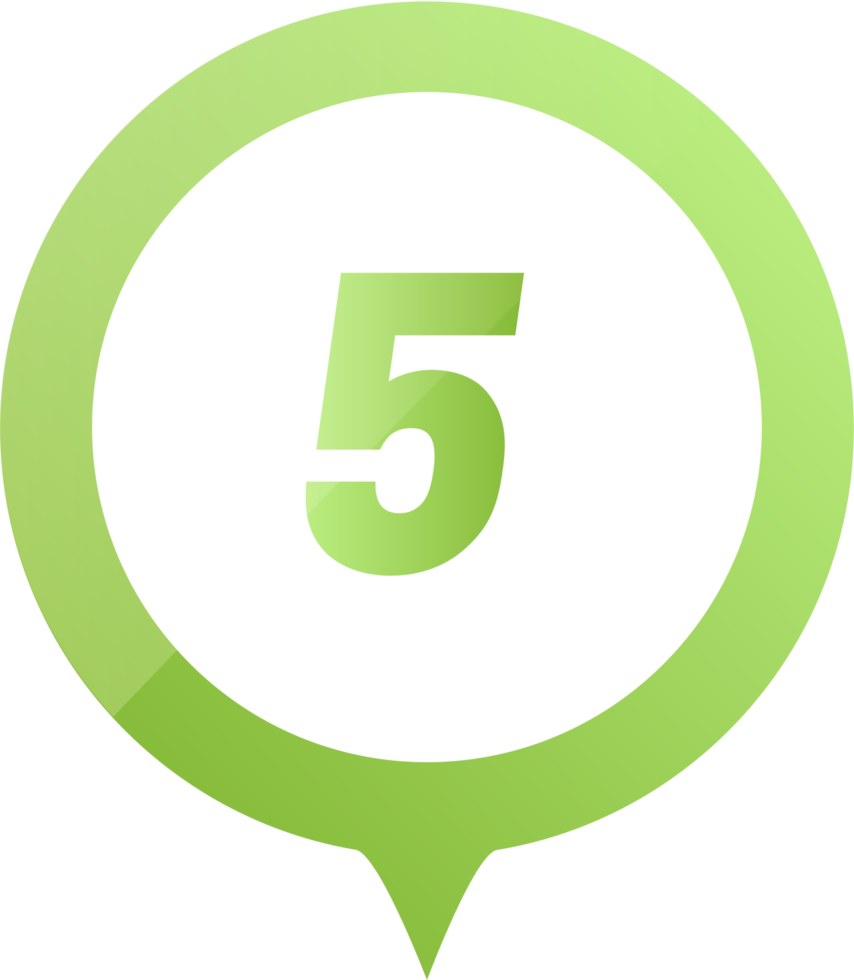 Colorful label number tag illustration. png