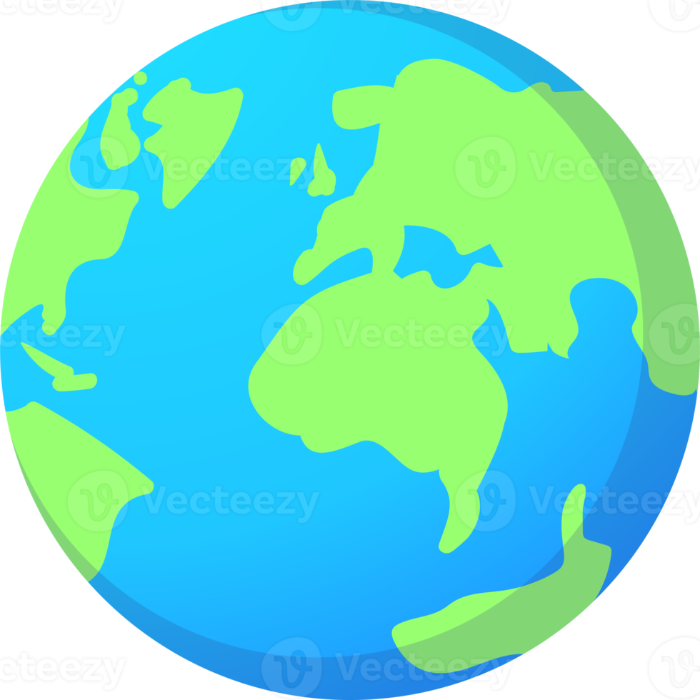 blu terra globo icona illustrazione png