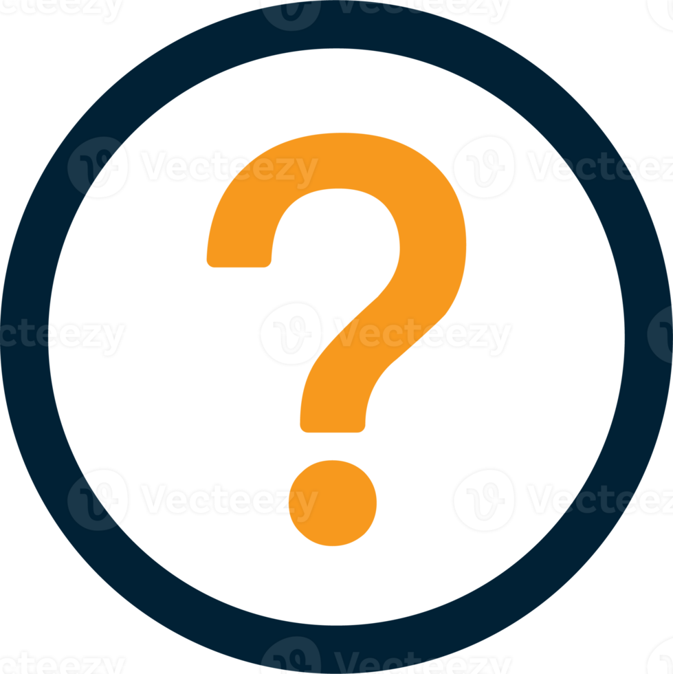 FAQ icon for website and mobile apps png