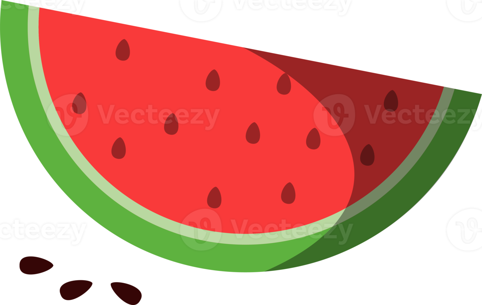 vers, rijp watermeloen met levendig rood vlees, gehalveerd watermeloen, perfect voor zomer png