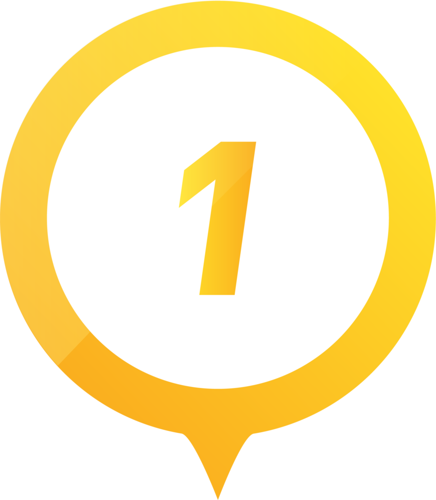 Colorful label number tag illustration. png