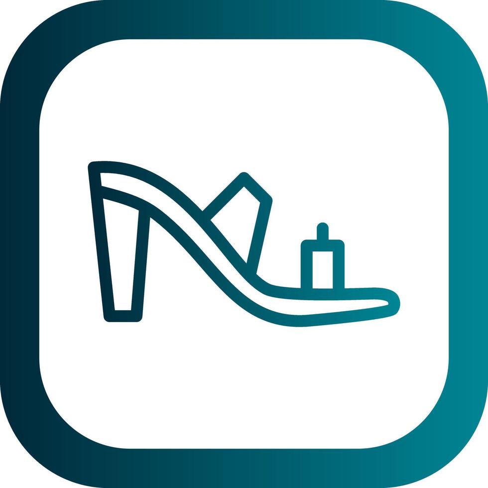 High Heels Vector Icon Design