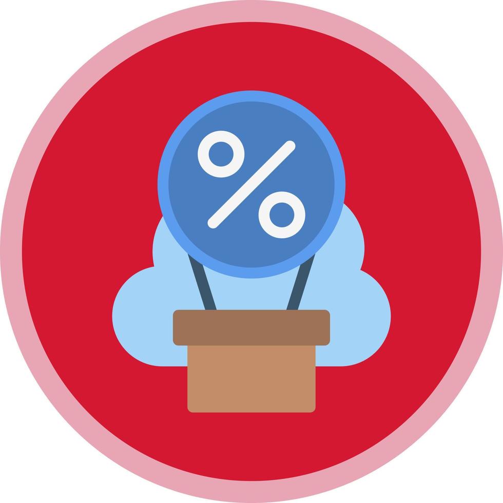 Balloon Loan Vector Icon Design