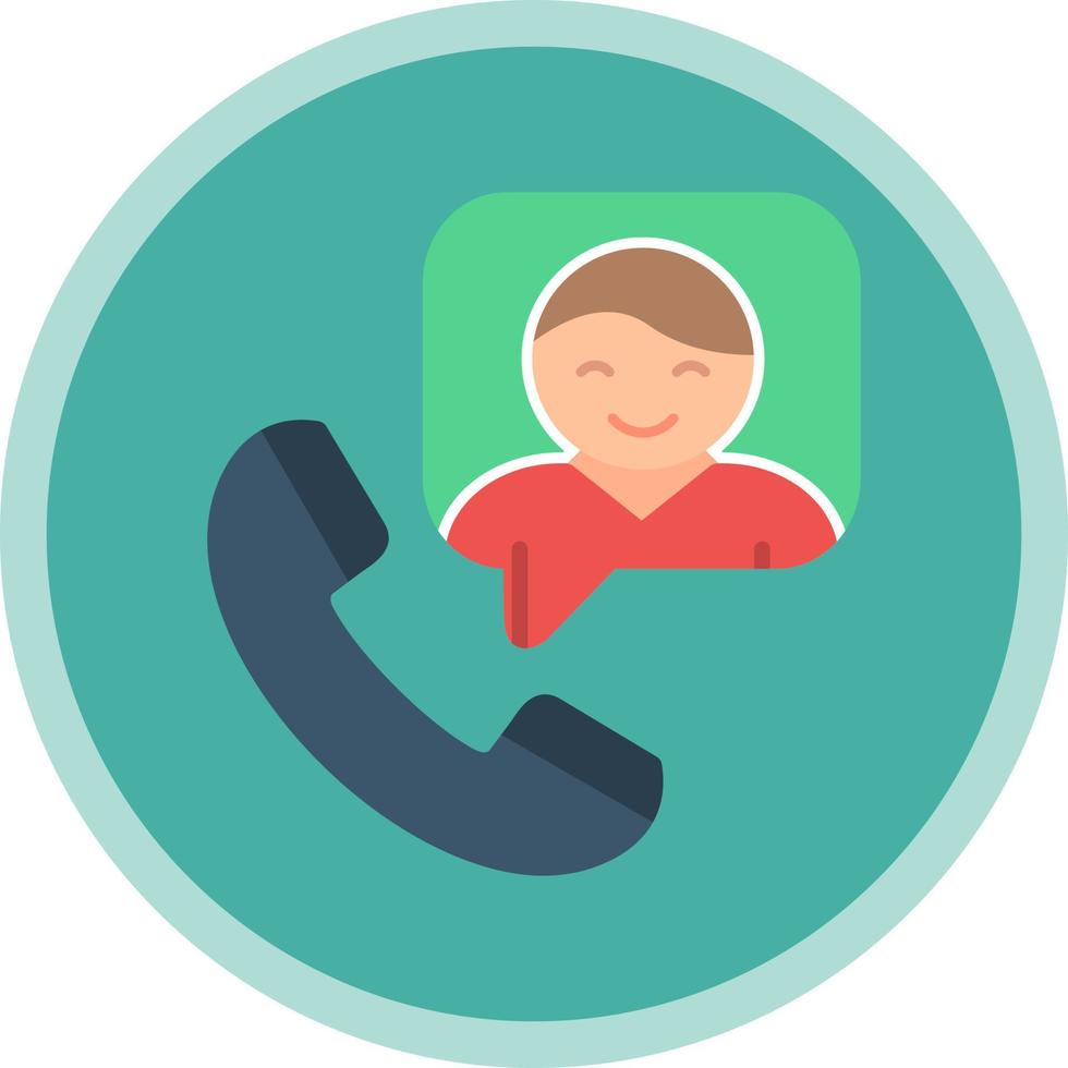 Cold Calling Vector Icon Design