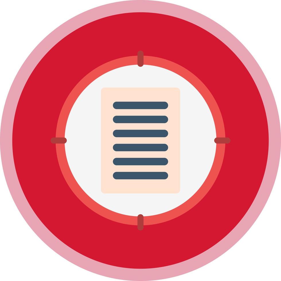 Contextual Targeting Vector Icon Design