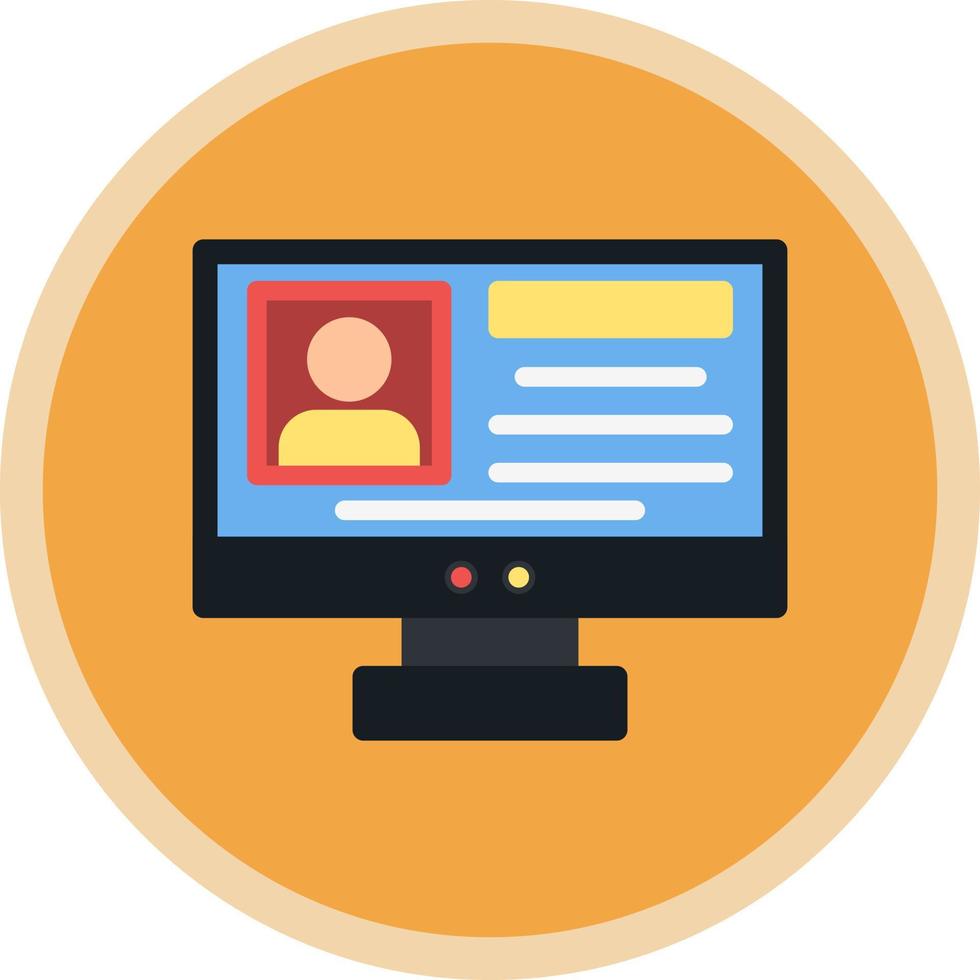 Buyer Persona Vector Icon Design