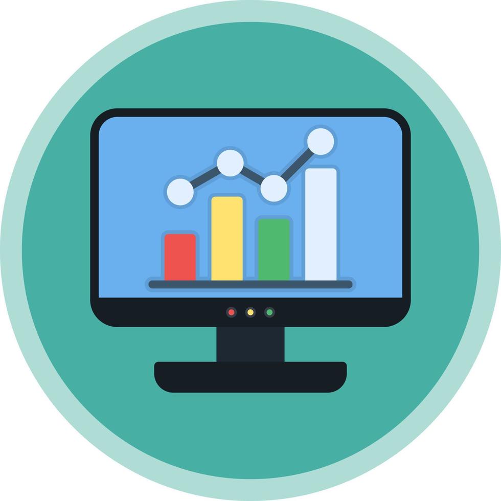 Analytics Vector Icon Design