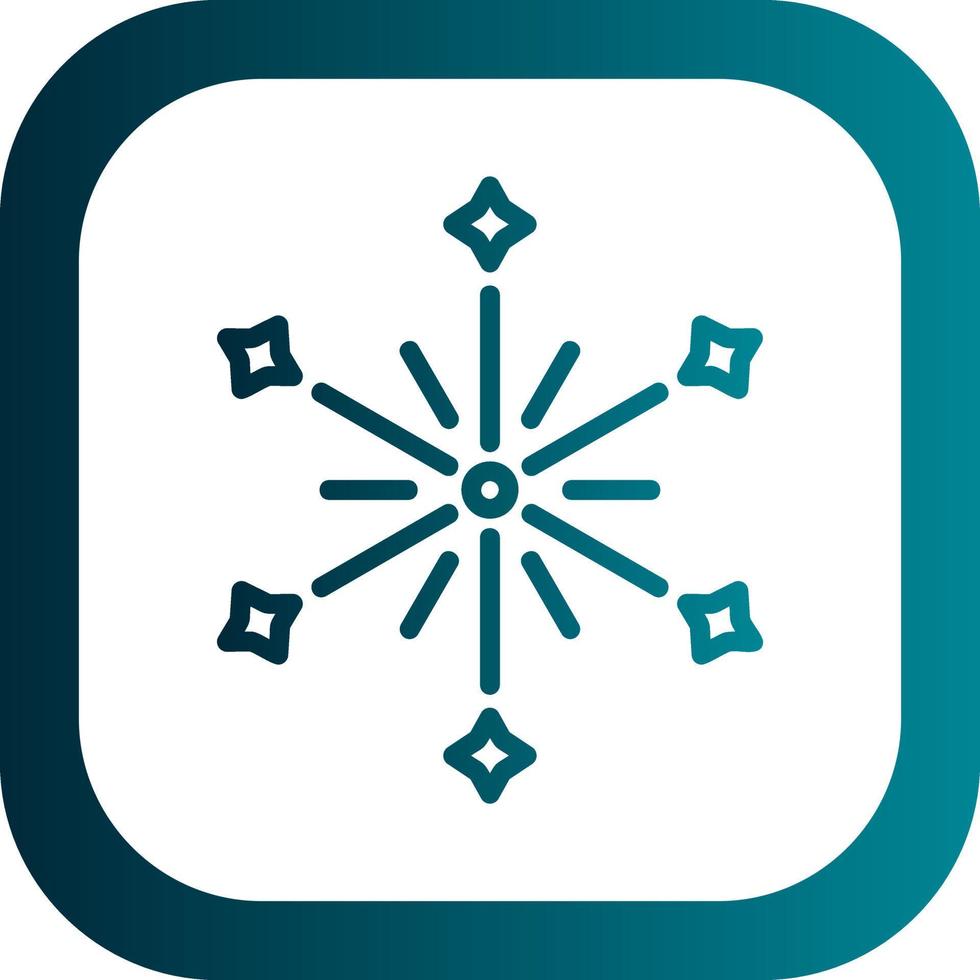 Fireworks Vector Icon Design