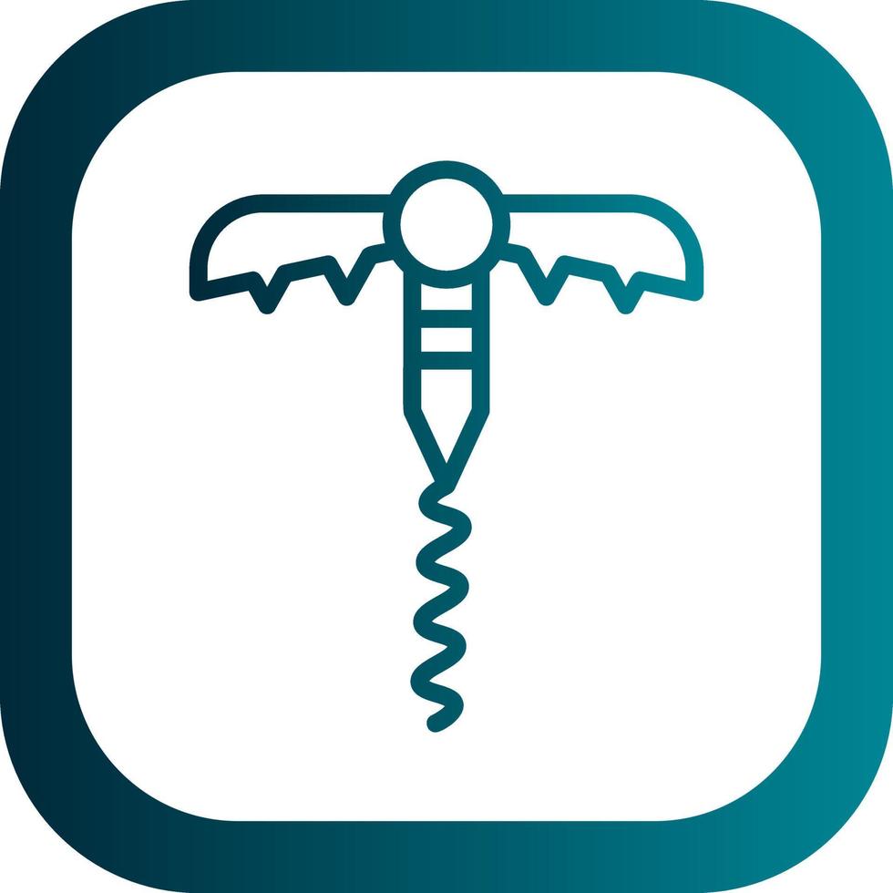 Corkscrew Vector Icon Design