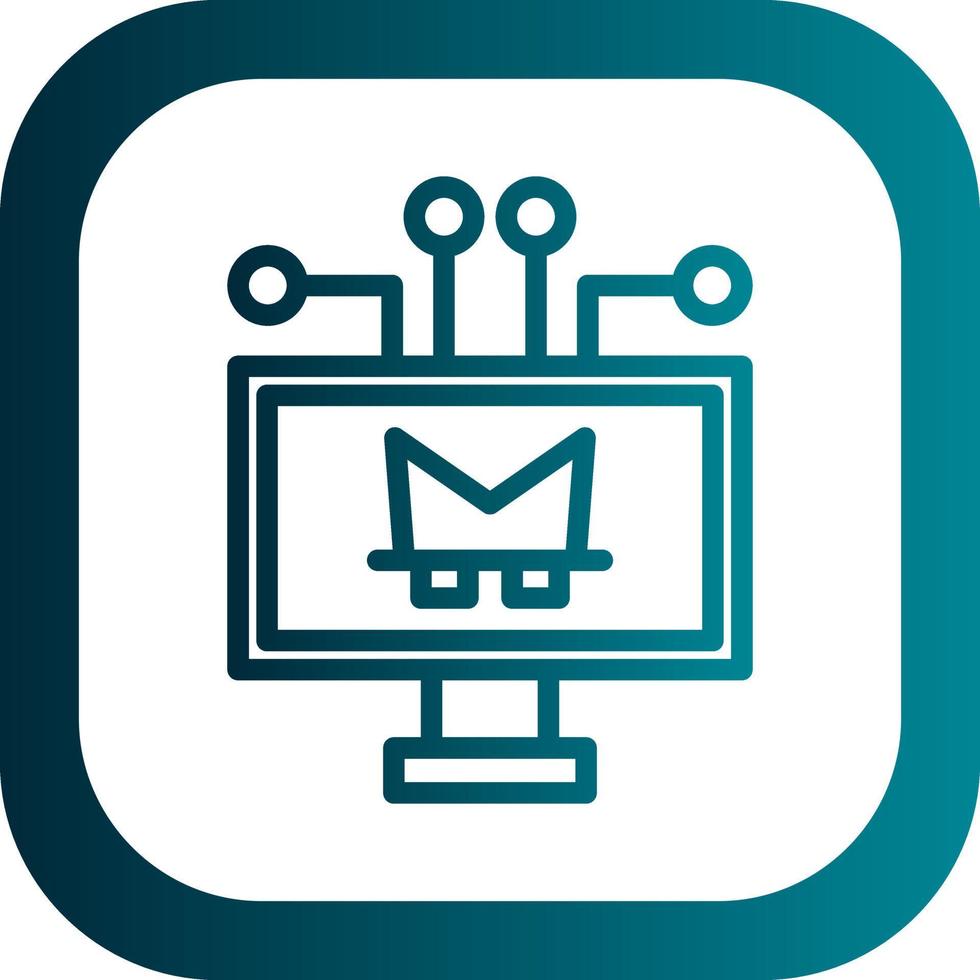 Cyber Crime Vector Icon Design
