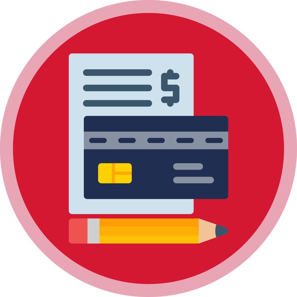 Business Credit Report Vector Icon Design