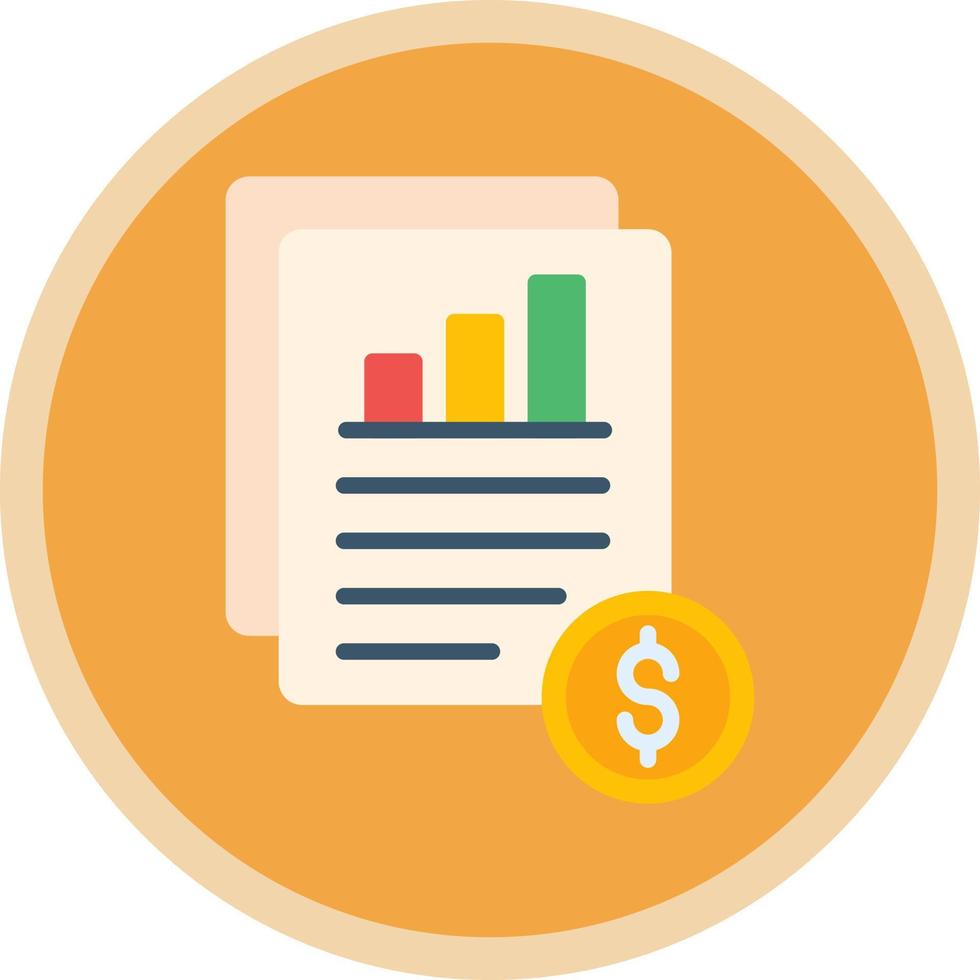 Income Statement Vector Icon Design