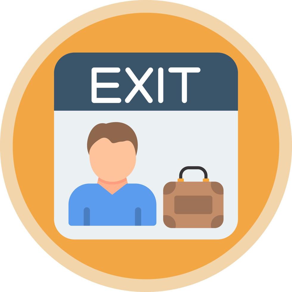 Exit Interview Vector Icon Design