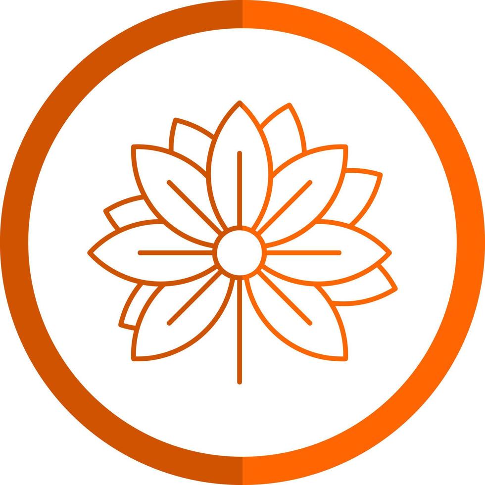 Lotus Flower Vector Icon Design