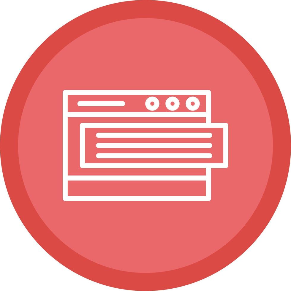 Blogger Vector Icon Design