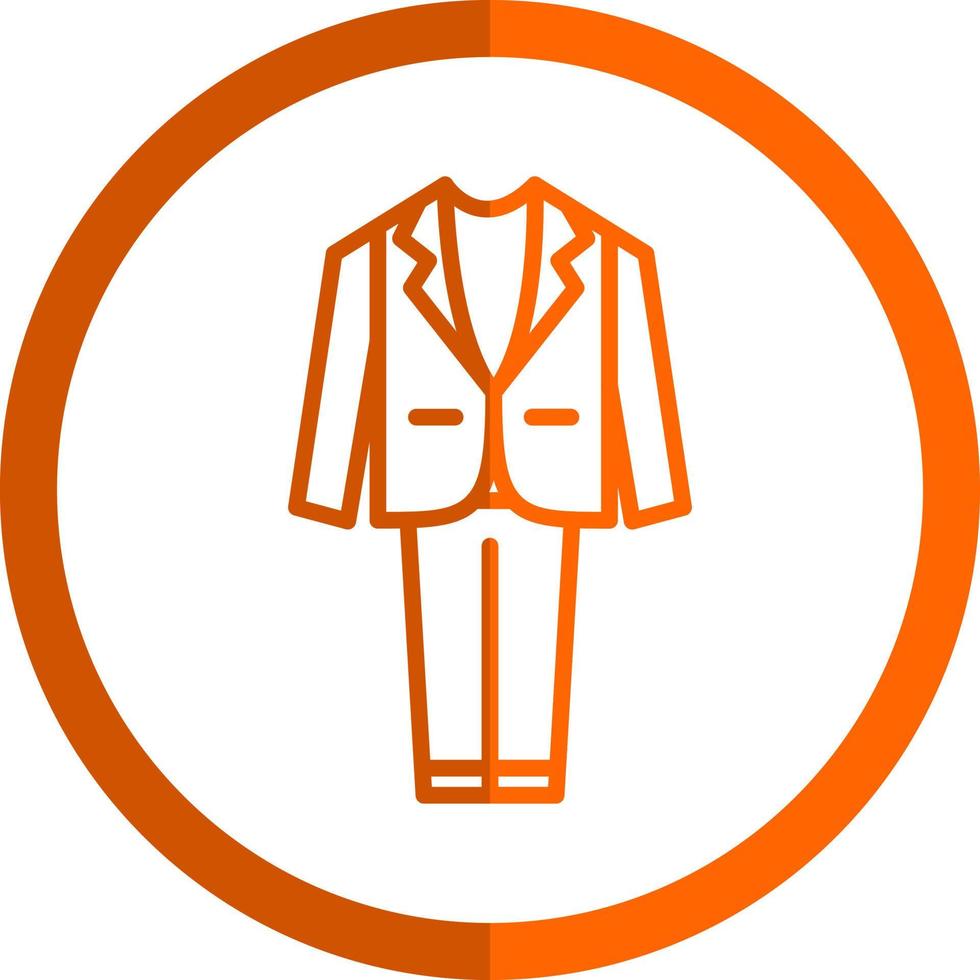 Wedding Men Suit Vector Icon Design