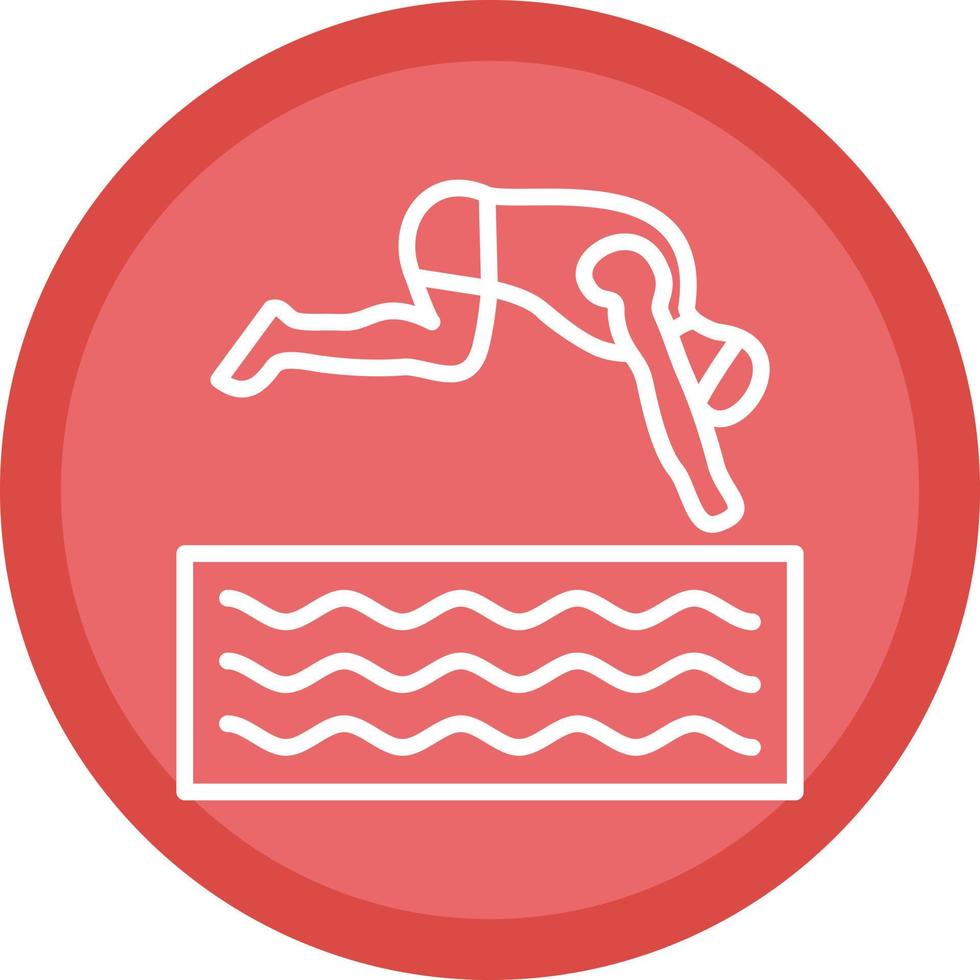 Freediving Vector Icon Design