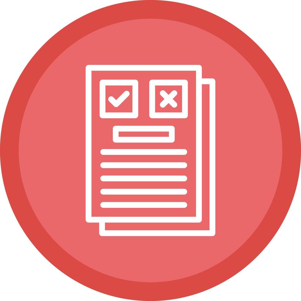 Rules Vector Icon Design