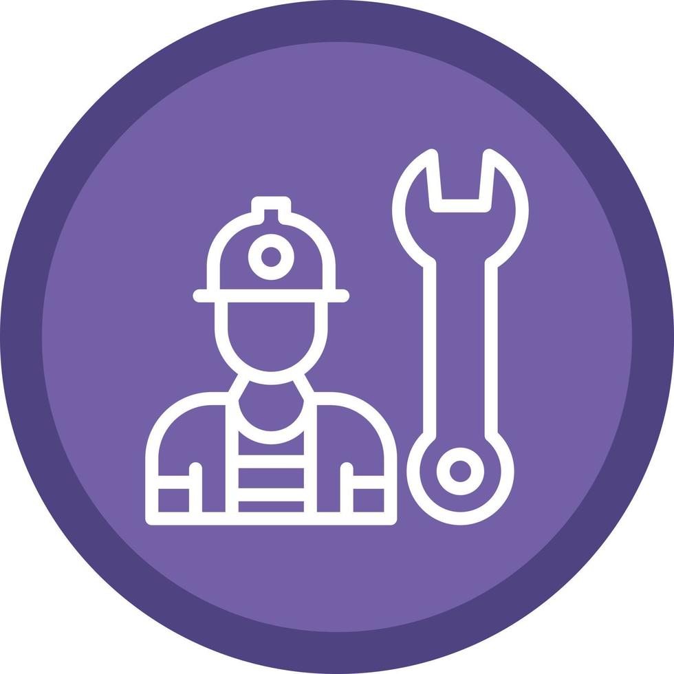 Labour Vector Icon Design