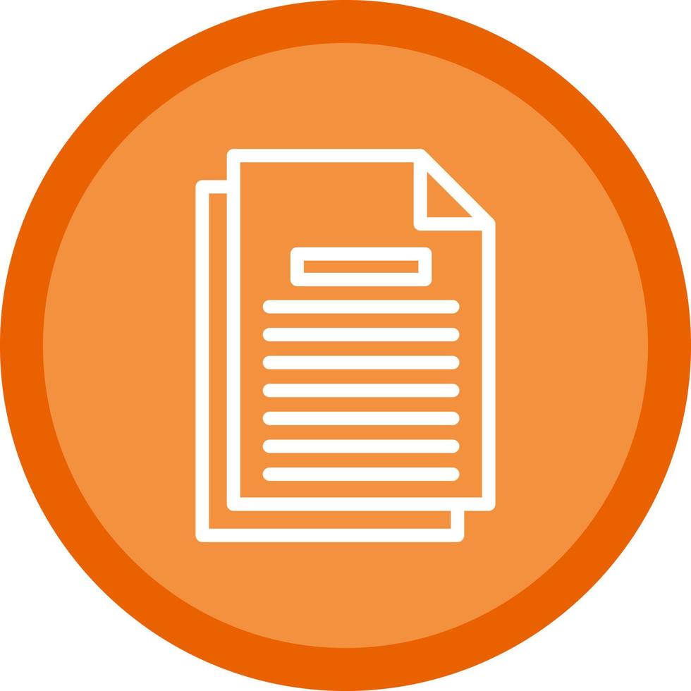 Document Vector Icon Design