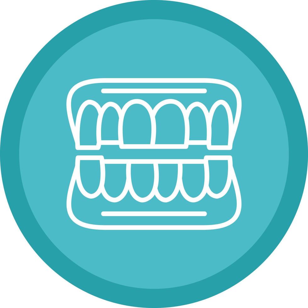 Denture Vector Icon Design