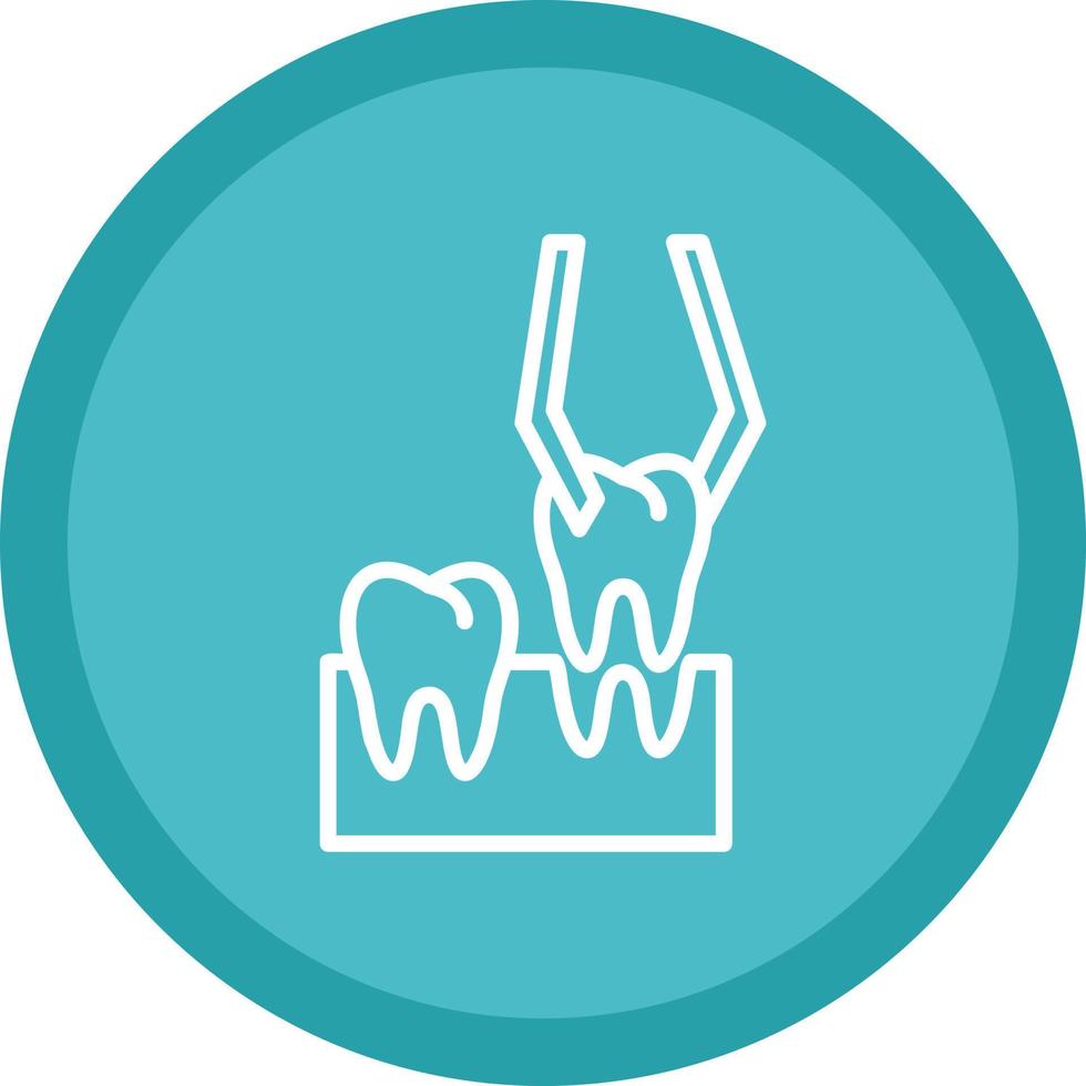 diseño de icono de vector de extracción de dientes