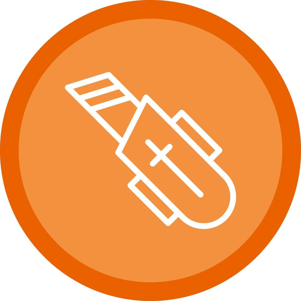 Utility Knife Vector Icon Design