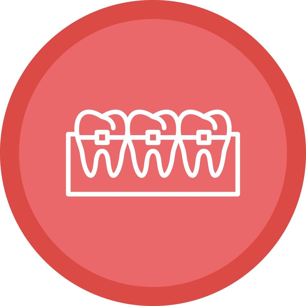 Braces Vector Icon Design